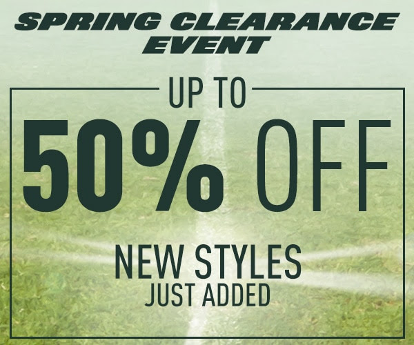 New Styles Just Added to Clearance & Up to 50% Off!