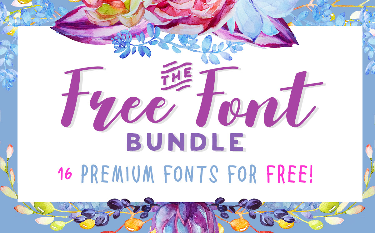 Download The Free Font Bundle by Creative Fabrica