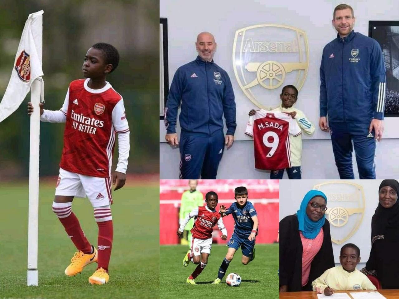 Arsenal sign 9-Year-old Nigerian boy from Kaduna?(photos)