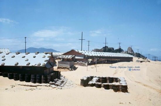 Cận cảnh một khu vực đóng quân của lính Mỹ ở Cam Ranh.
