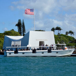 Monuments of Pearl Harbor, Arizona Memorial Shuttle Boat