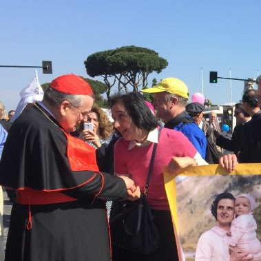 His Eminence Cardinal Burke and Gianna Emanuela Molla