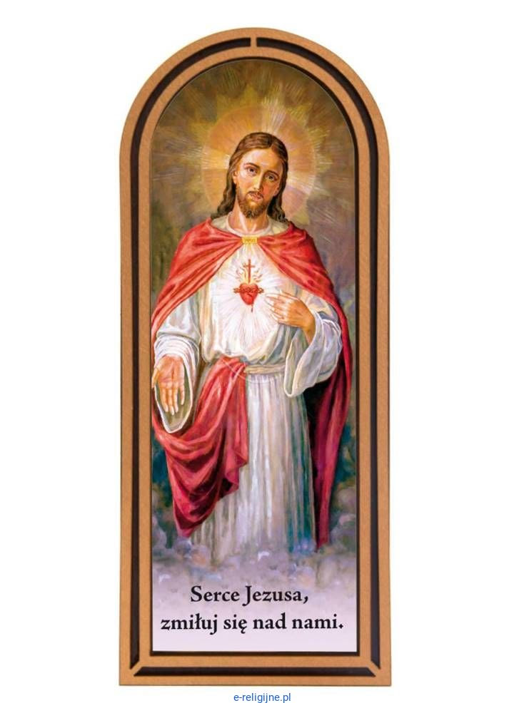 Obrazek Najświętsze Serce Pana Jezusa 10 x 24,5 - e-religijne.pl katolicki  sklep internetowy
