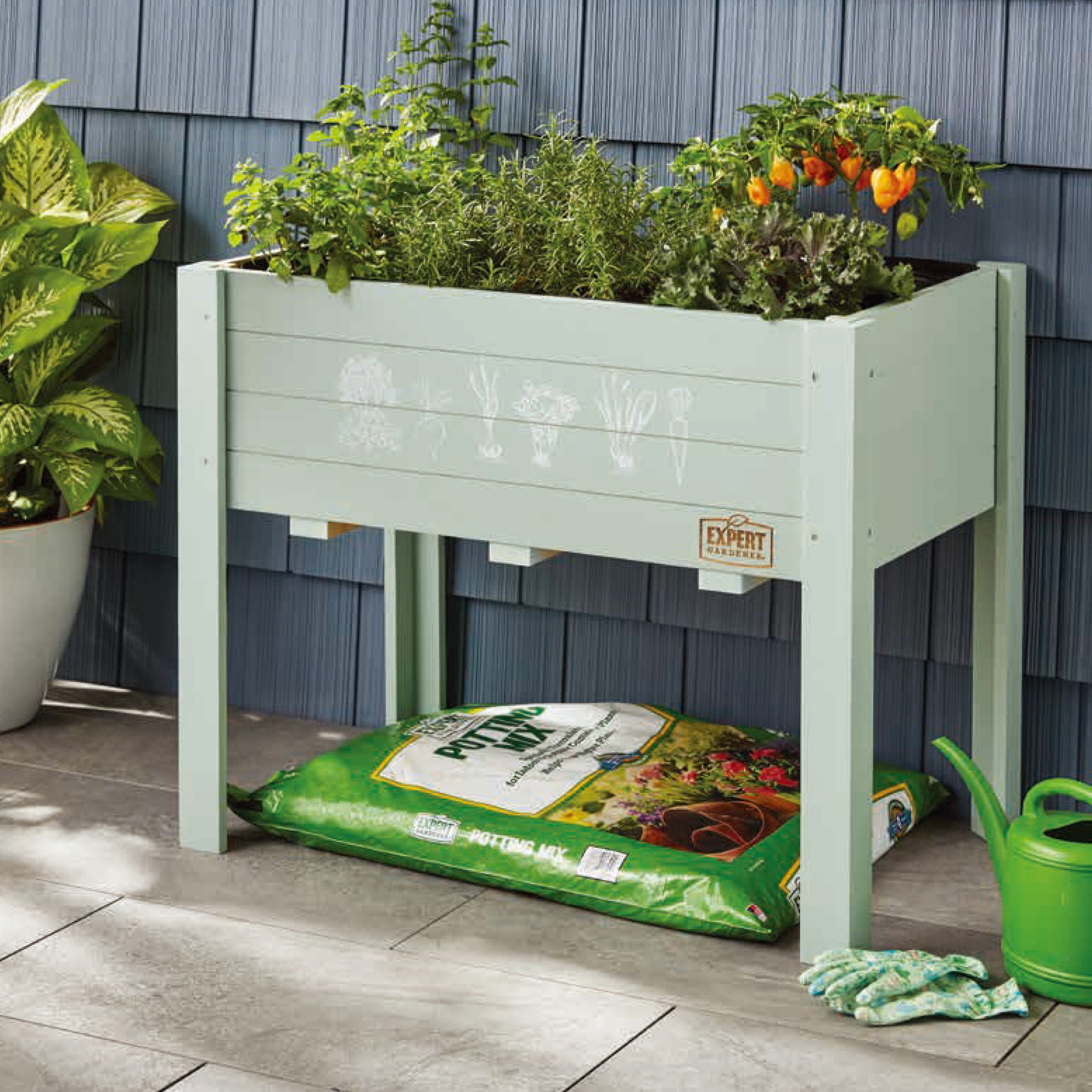 Image of Kids Elevated Garden Bed, 2.5 ft L x 1.5 ft W x 2 ft H