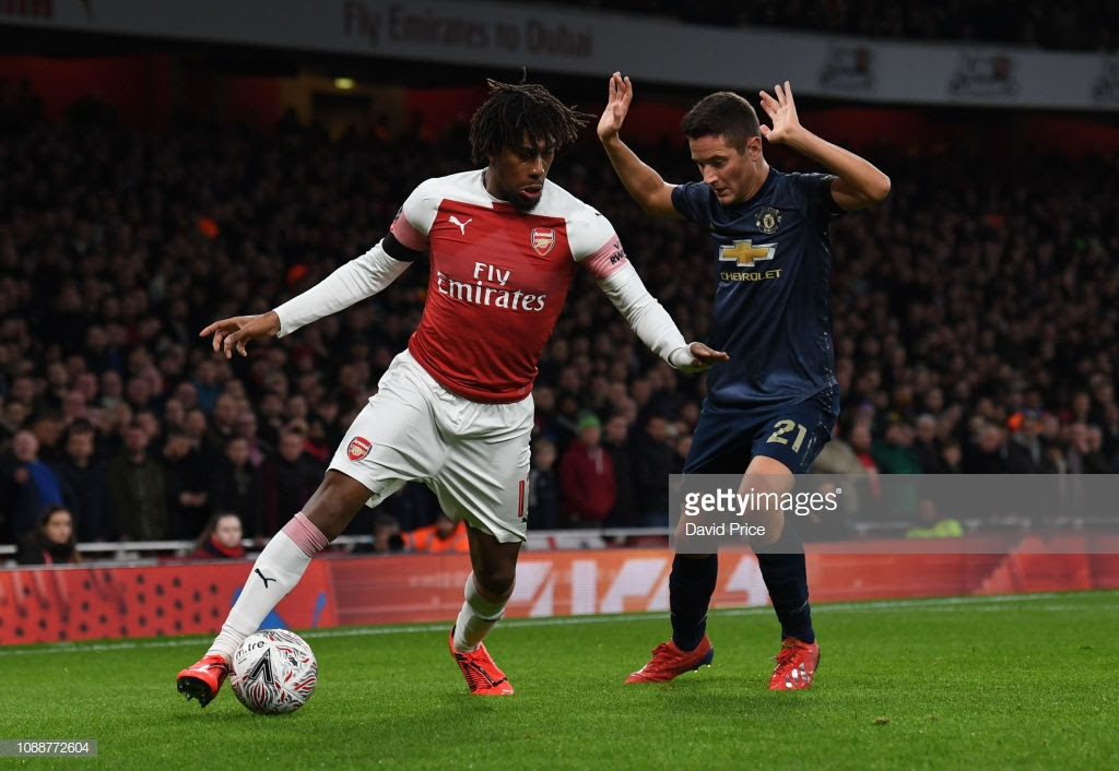 Alex Iwobi shows why he remains Emery’s delight in Arsenal’s FA Cup loss to Manchester United