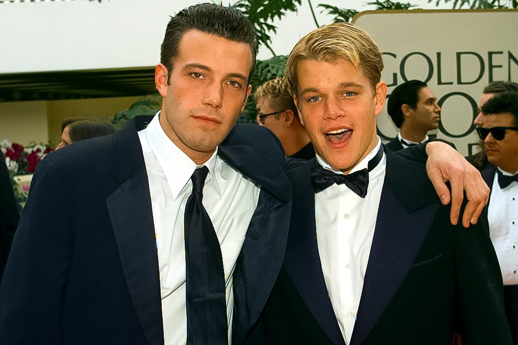 Matt Damon and Ben Affleck at the 1998 Golden Globes