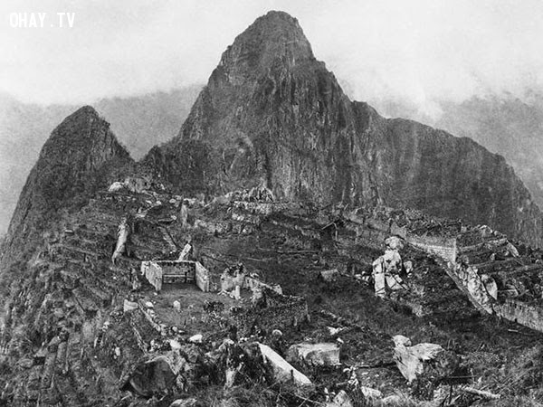 Bức ảnh đầu tiên được chụp lại trong suốt hành trình khai phá vùng đất mới của Machu Pichu năm 1912,bức ảnh lịch sử,khoảnh khắc lịch sử