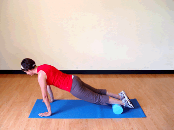 Home exercises for abs  Jackknife-with-Foam-Roller