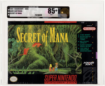 Secret of Mana - VGA 85+ NM+ Sealed, SNES SquareSoft 1993 USA