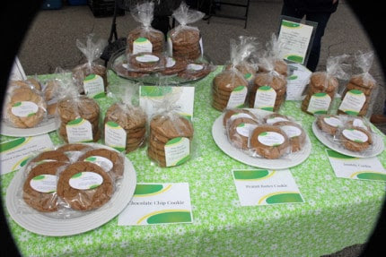 A sampling of a few of the Bean Creek Cookie Company offerings.