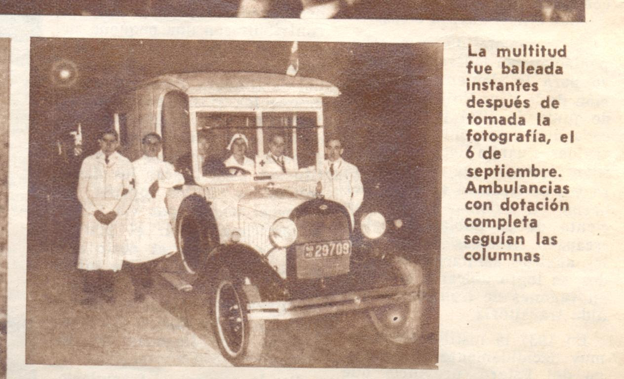 El 6 de septiembre de 1930, día del derrocamiento del presidente Hipólito Yrigoyen, los equipos de la organización fueron los únicos que estuvieron desde los primeros momentos (Foto: Cruz Roja Argentina)