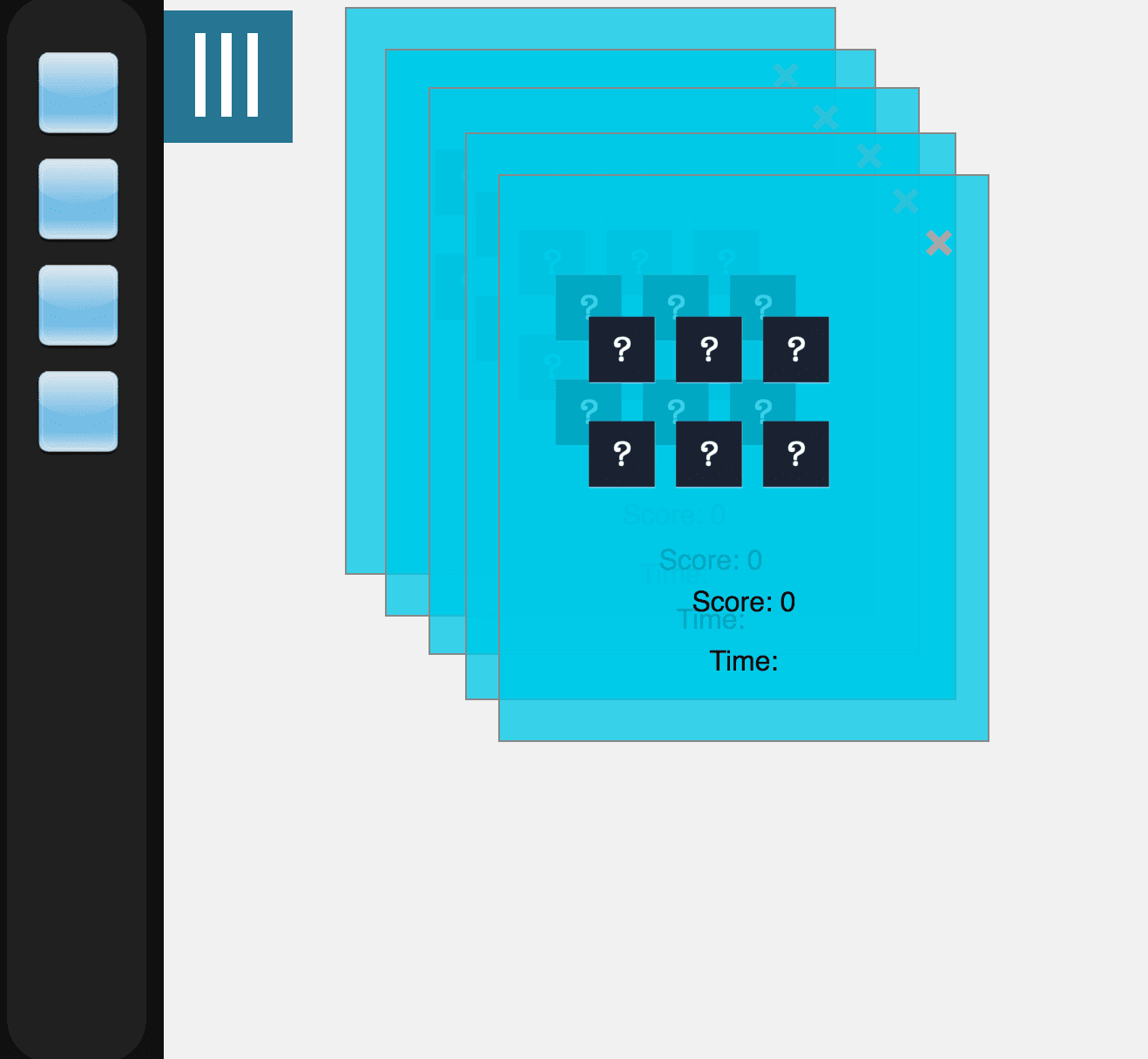 javascript Stack customized windows(divs) using CSS Stack Overflow