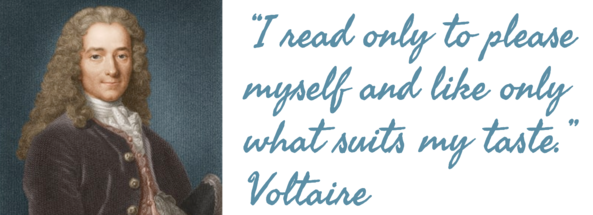 Voltaire reading quote