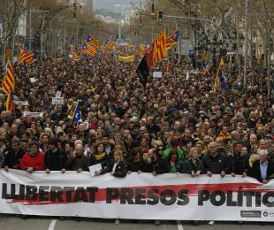 La detención de Puigdemont generó protestas en Cataluña
