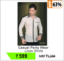 Casual Party Wear Linen Shirts M.no 134