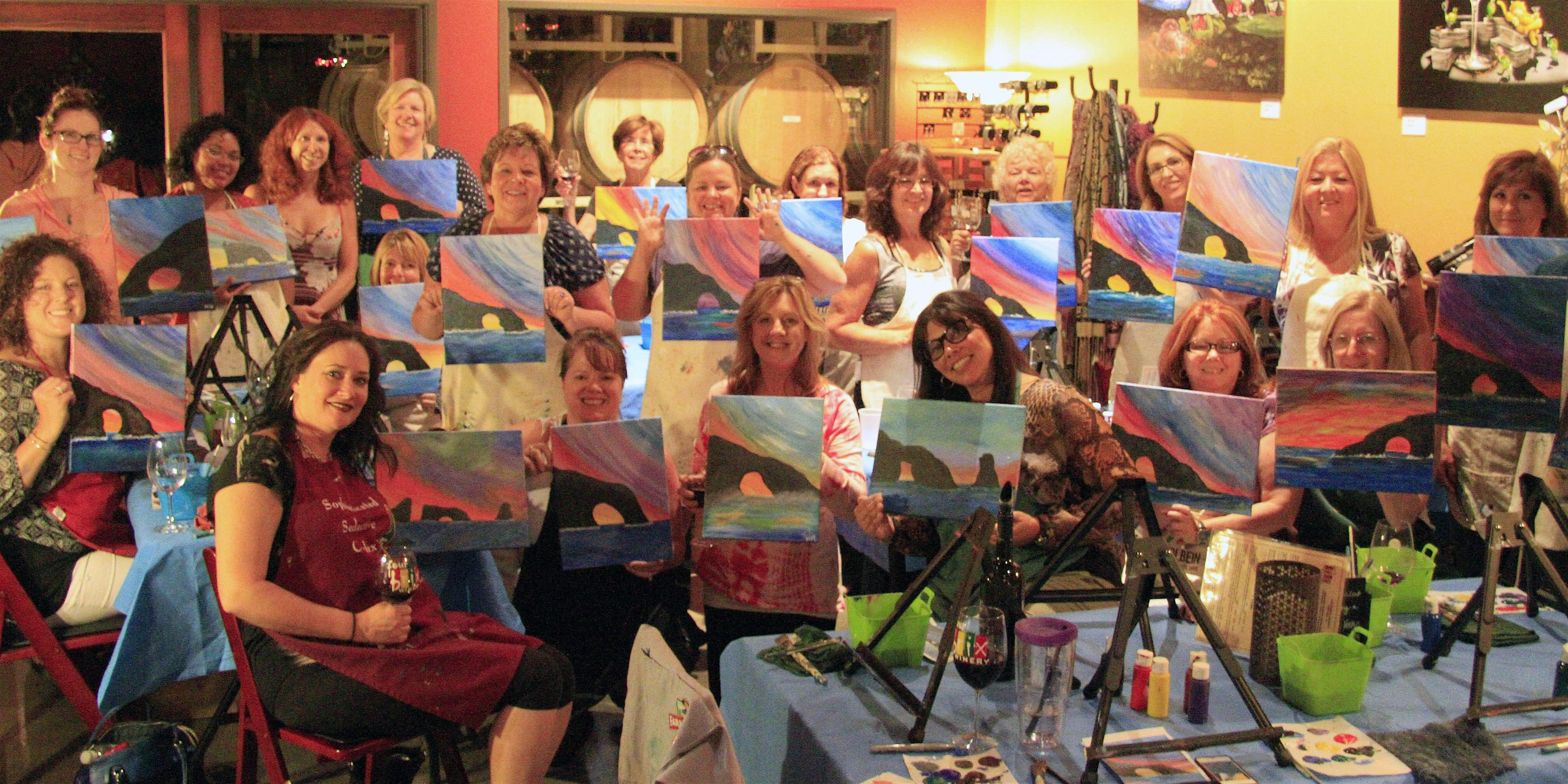 Paint Party at Four Brix Winery