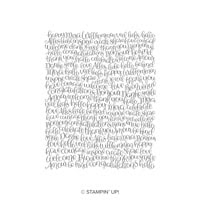 Handwritten Cling-Mount Stamp Set Handwritten Cling-Mount Stamp Set