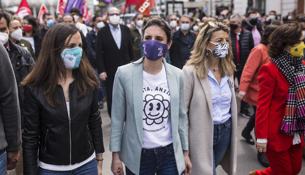 Montero, Belarra y Díaz piden que el derecho al aborto se ejerza de forma ＂segura, pública y gratuita＂ en todas las comunidades