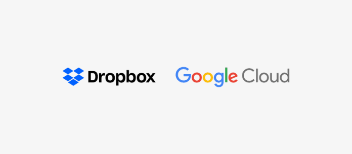 Dropbox and Google cloud