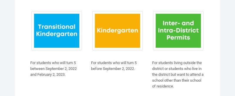 Pour les étudiants qui auront 5 ans entre le 2 septembre 2022 et le 2 février 2023. Pour les étudiants...