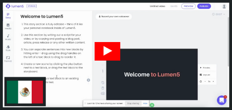 Melanie Ortega, a Student For Justice intern created this online course for Make The Road Nevada, on how to quickly create campaign videos with the free Lumen5 app.