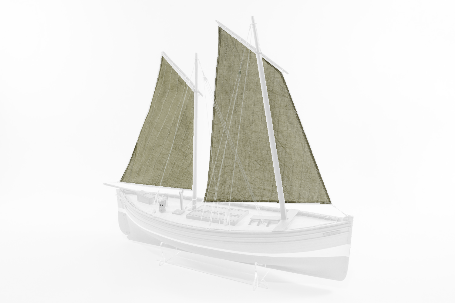 Sails for "Lady Eleanor" 1:64
