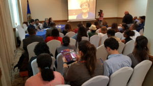 Aistentes al Informe de la CIDH en un hotel de Tegucigalpa