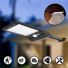 Solar Powered PIR Motion Sensor Waterproof Street Light