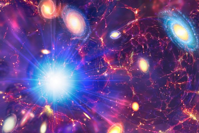 Artists Concept Dark Energy Universe Expansion