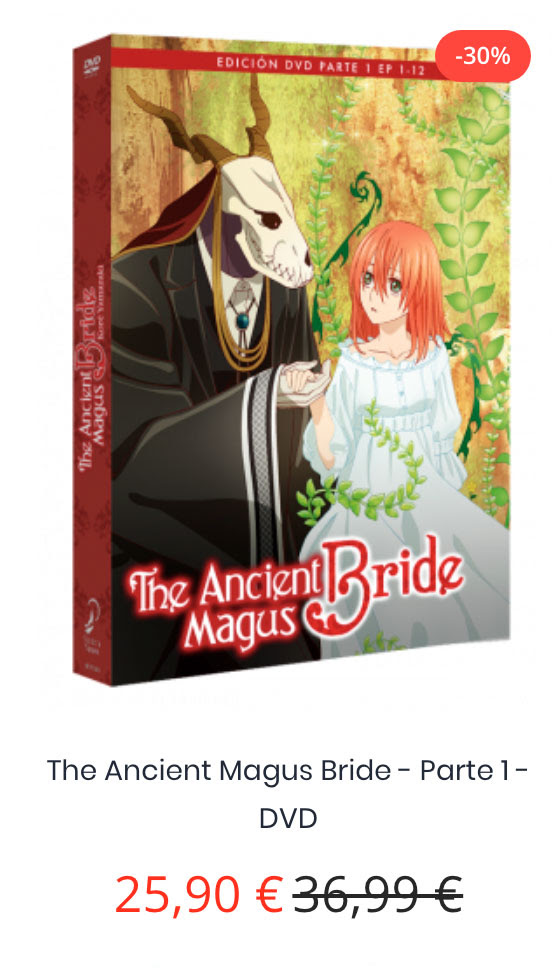 SelectaVisión abre sus reservas para la serie "Mahō Tsukai no Yome" (The Ancient Magus Bride). SelectaVisión abre sus reservas para la serie "Mahō Tsukai no Yome" (The Ancient Magus Bride).
