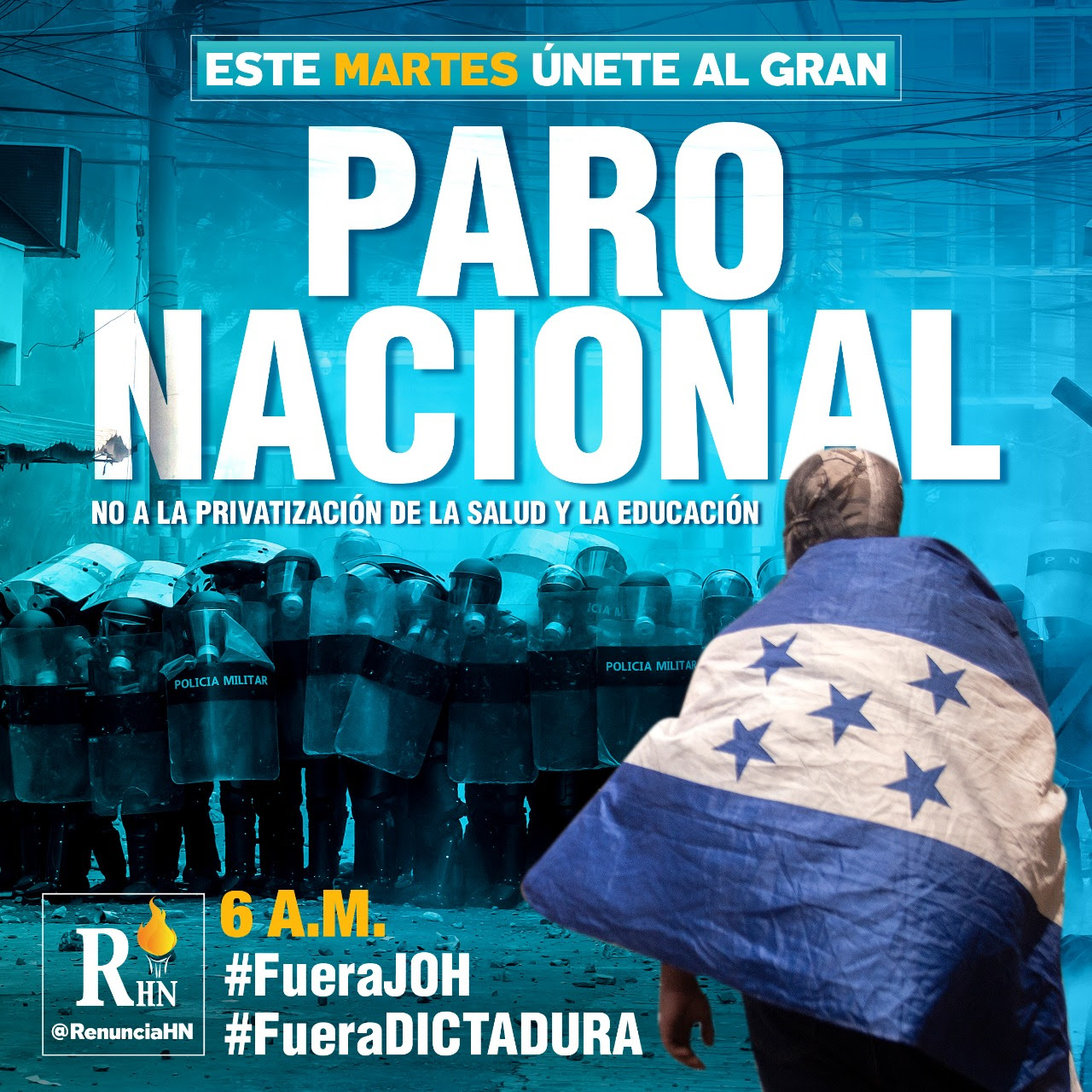 Maestros y médicos convocan a paro nacional