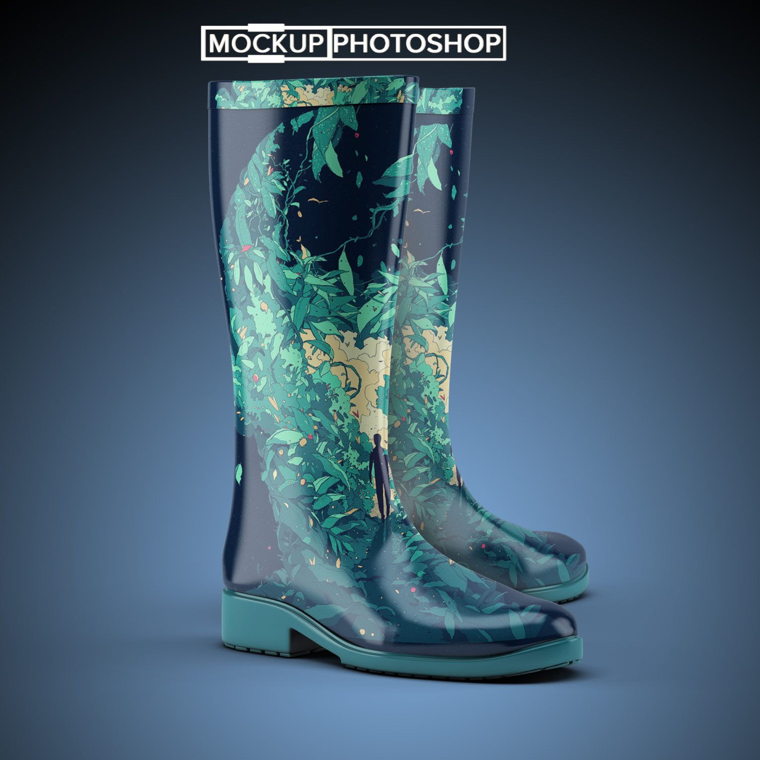 Download This Free Boot PSD Mockup to Create Photorealistic Design