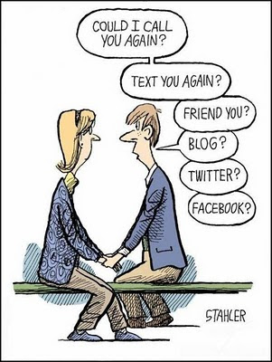 Modern dating funny cartoon