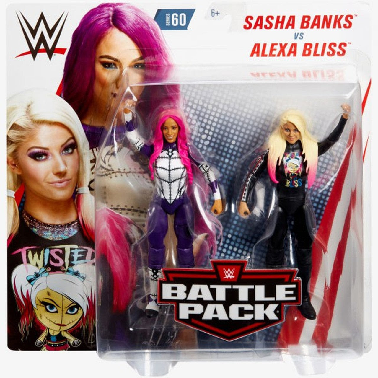 Image of WWE Battle Packs Series 60 - Sasha Banks & Alexa Bliss