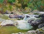 Wilson Creek    #21 in my 30 Paintings in 30 Days Challenge - Posted on Wednesday, January 21, 2015 by Ginnie Conaway