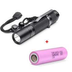 BLF A6 1600LM 7/4modes EDC Flashlight + 30Q 18650 Battery