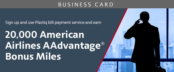 BUSINESS CARD | 20,000 American Airlines AADvantage® Bonus Miles