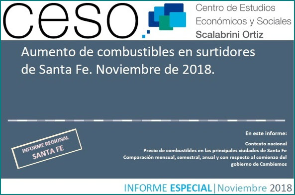 Santa fe, combustibles: el decimocuarto aumento en lo que va del 2018