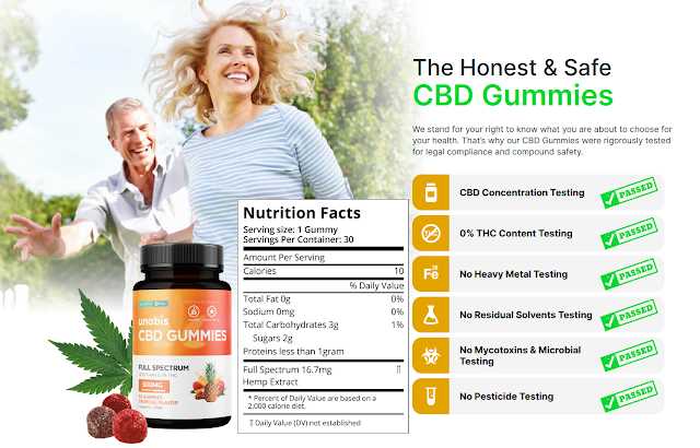 Unabis CBD Gummies Reviews-Formulated with 100% Pure Ingredients that Helps  Feel Calm & Happy!