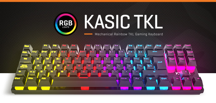 Krom Kasic TKL, un compacto teclado mecánico RGB