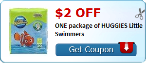 $2.00 off ONE package of HUGGIES Little Swimmers