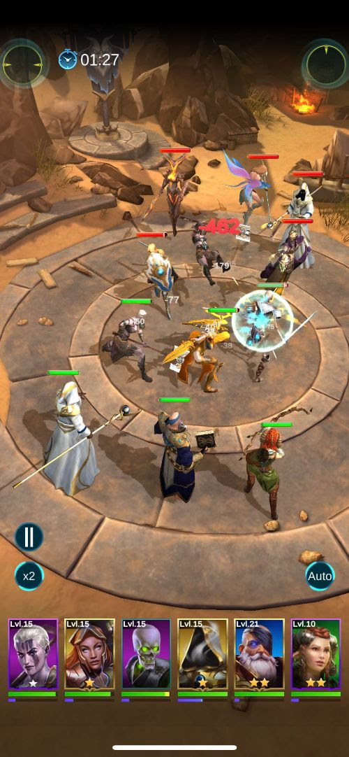 Blitz: Rise of Heroes - Combate