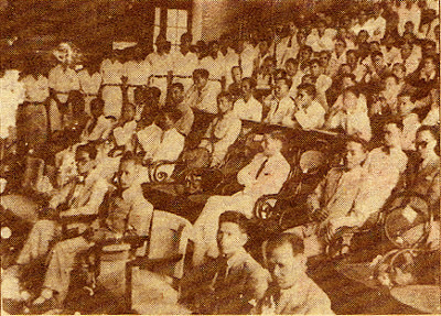 Lễ khai giảng Trường Đại học Quốc gia Việt Nam ngày 15 tháng 11 năm 1945, khóa đầu tiên  dưới chính phủ Việt Nam Dân chủ Cộng hòa