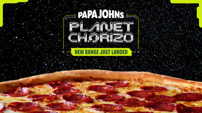Papa Johns’ new Chorizo range features flavours inspired by the taste of space 