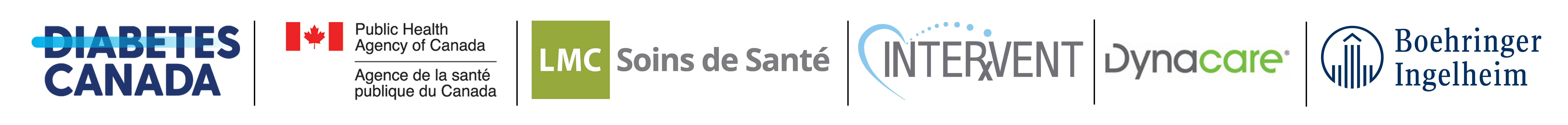 diabète canada, Agence de la santr publique du Canada, LMC Soins de Santé, Intervent, Dyancare, Boehringer Ingelheim