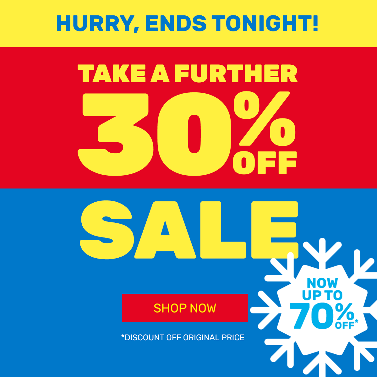 Take a Further 30% Off SALE