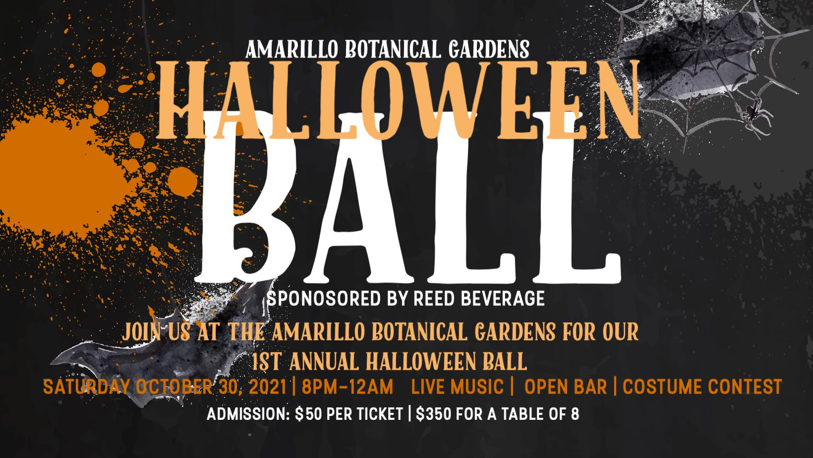 Halloween Ball Amarillo Botanical Gardens @ Amarillo Botanical Gardens