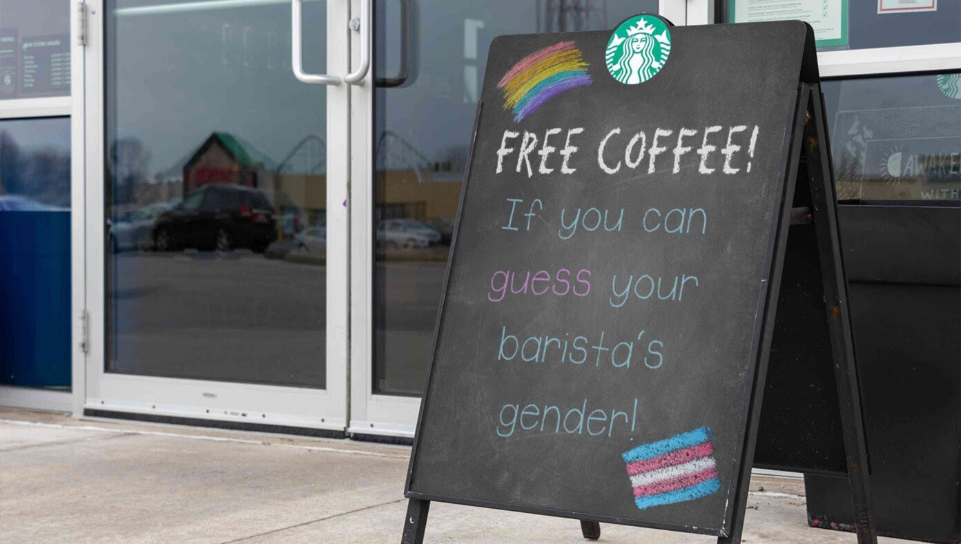 Starbucks Begins Promotion Offering Free Coffee If You Correctly Guess Your Barista's Gender