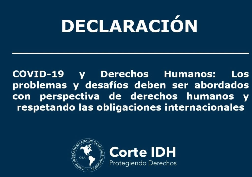 Corte Interamericana de Derechos Humanos Coronavirus