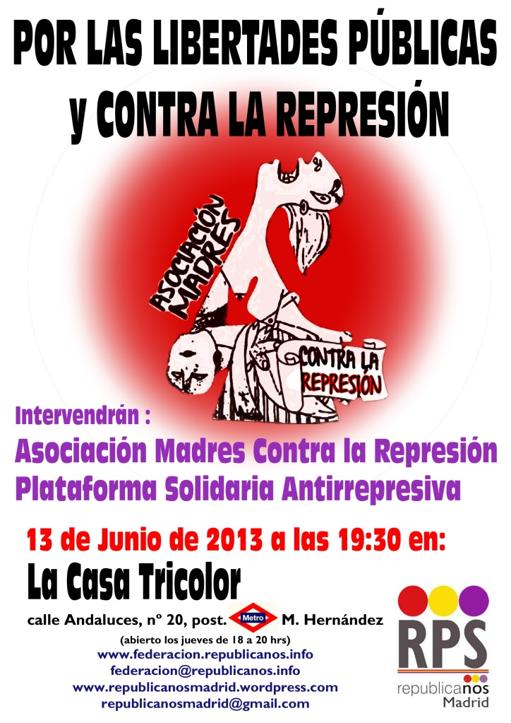 cartel represión
